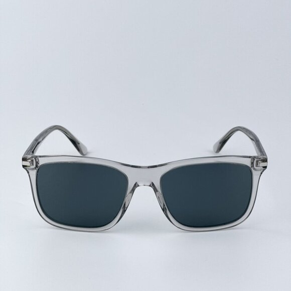 Prada Men BRAND NEW Sunglasses Grey Crystal Blue Rectangle PR18WS U430A9 - Picture 4 of 11